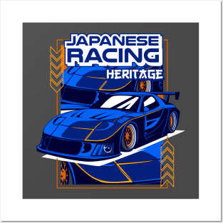 Japanese Racing RX 7 Posters and Art